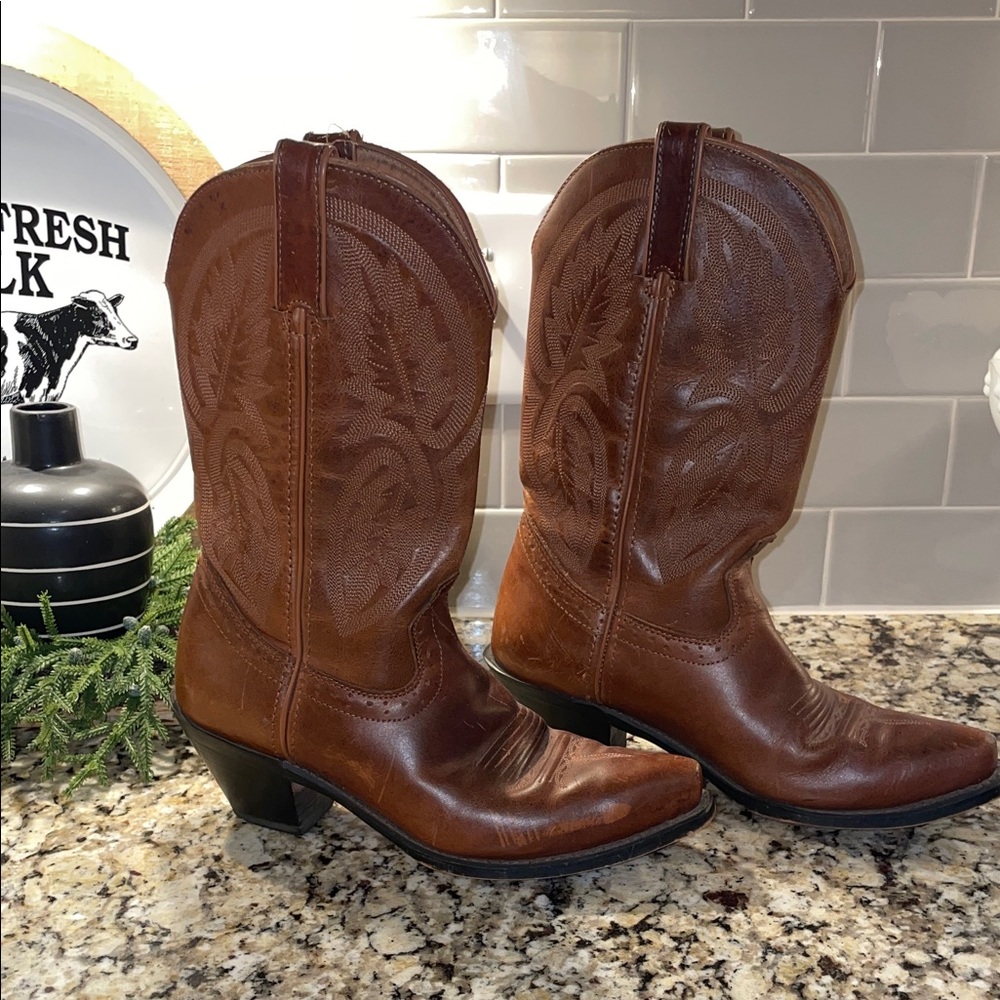 Brown Western Cowboy Boots